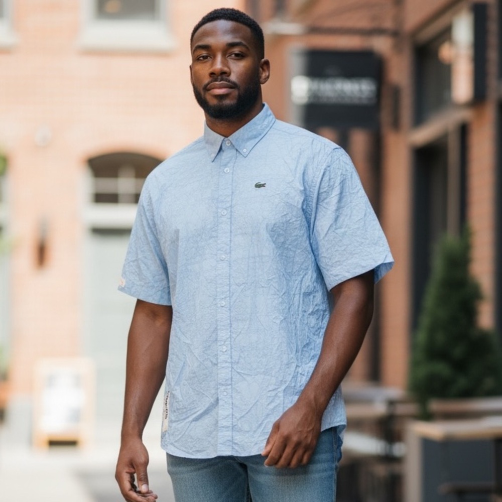 Rocawear Light Blue Patterned Casual Shirt